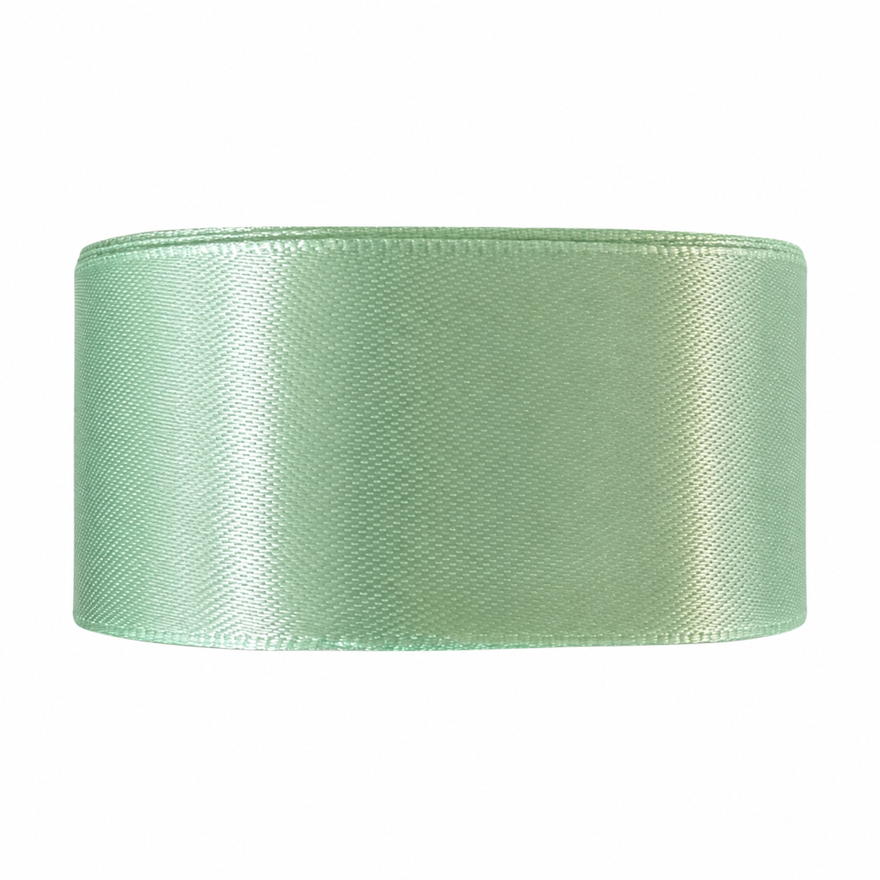 Cinta satín 4 cm x 25 yardas color Verde pastel referencia 1129 - Natuflor