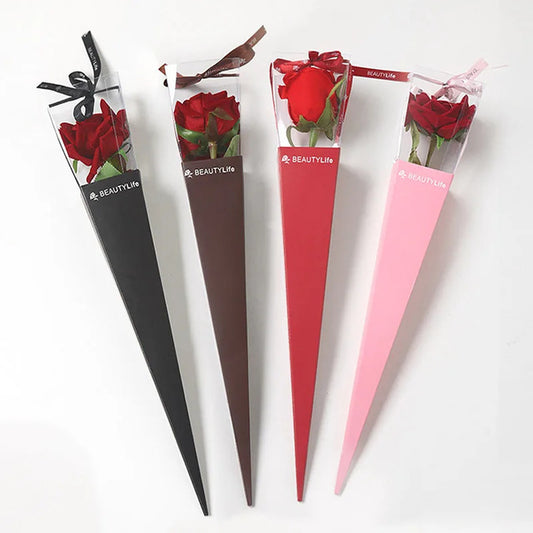 Estuches para rosas - detalle de colores
