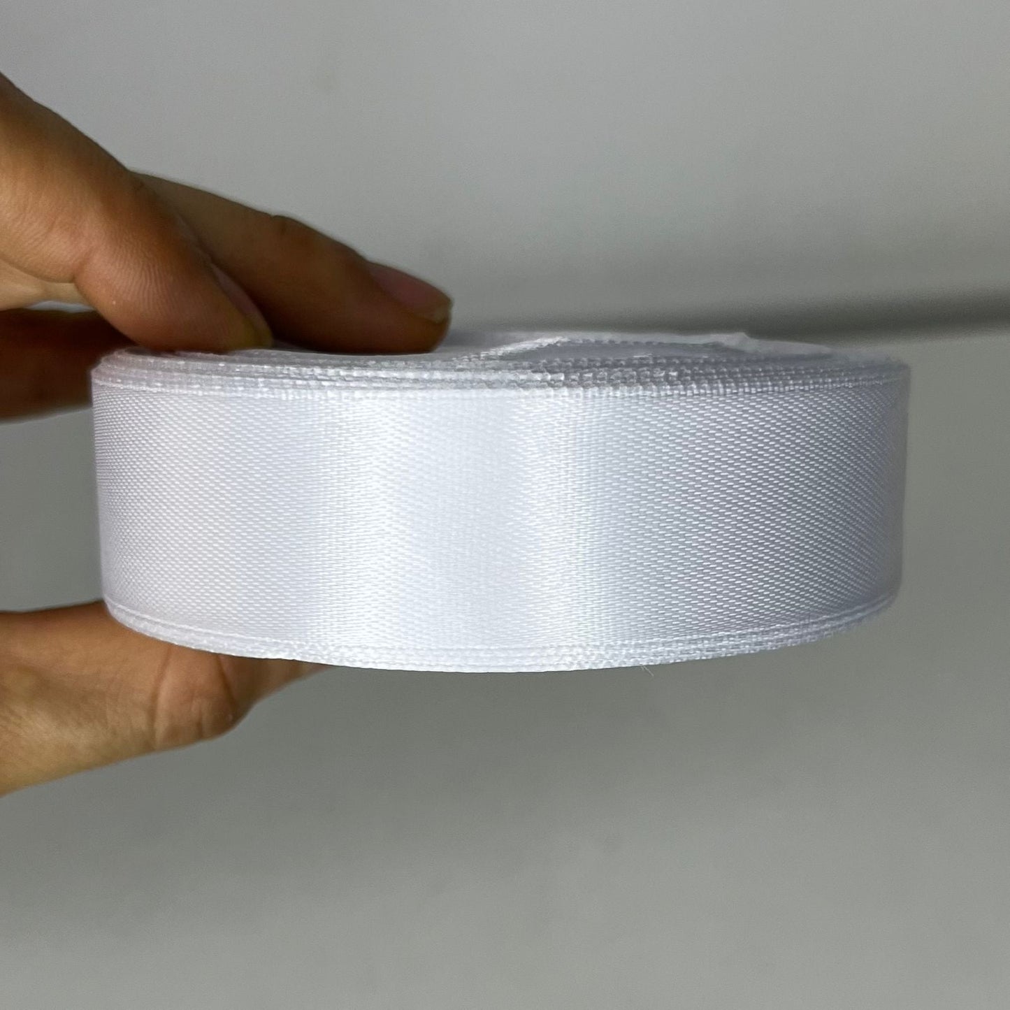 Cinta satín 2.5cm Blanco #1001