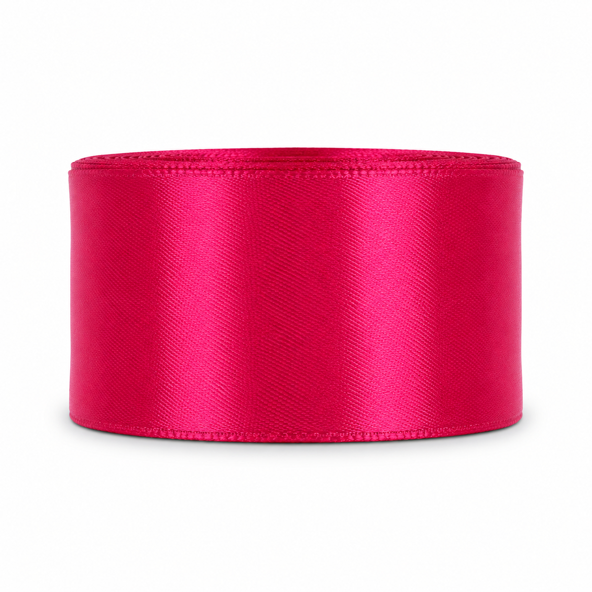 Cinta satín 4 cm x 25 yardas color Fucsia referencia 1014 - Natuflor