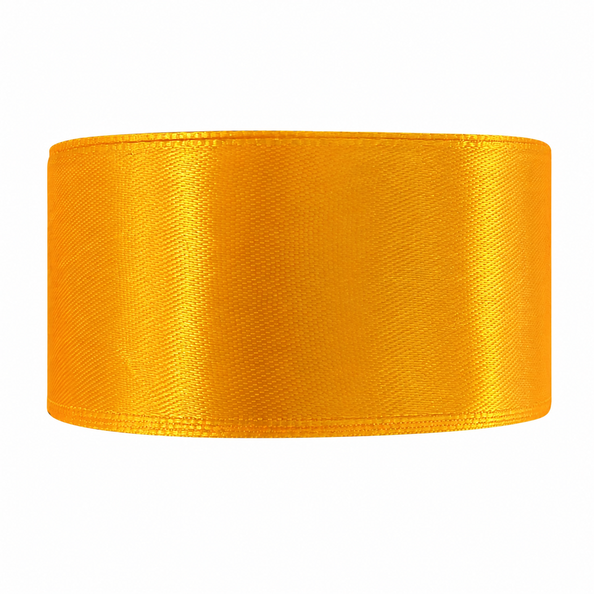 Cinta satín 4 cm x 25 yardas color Amarillo referencia 1016 - Natuflor