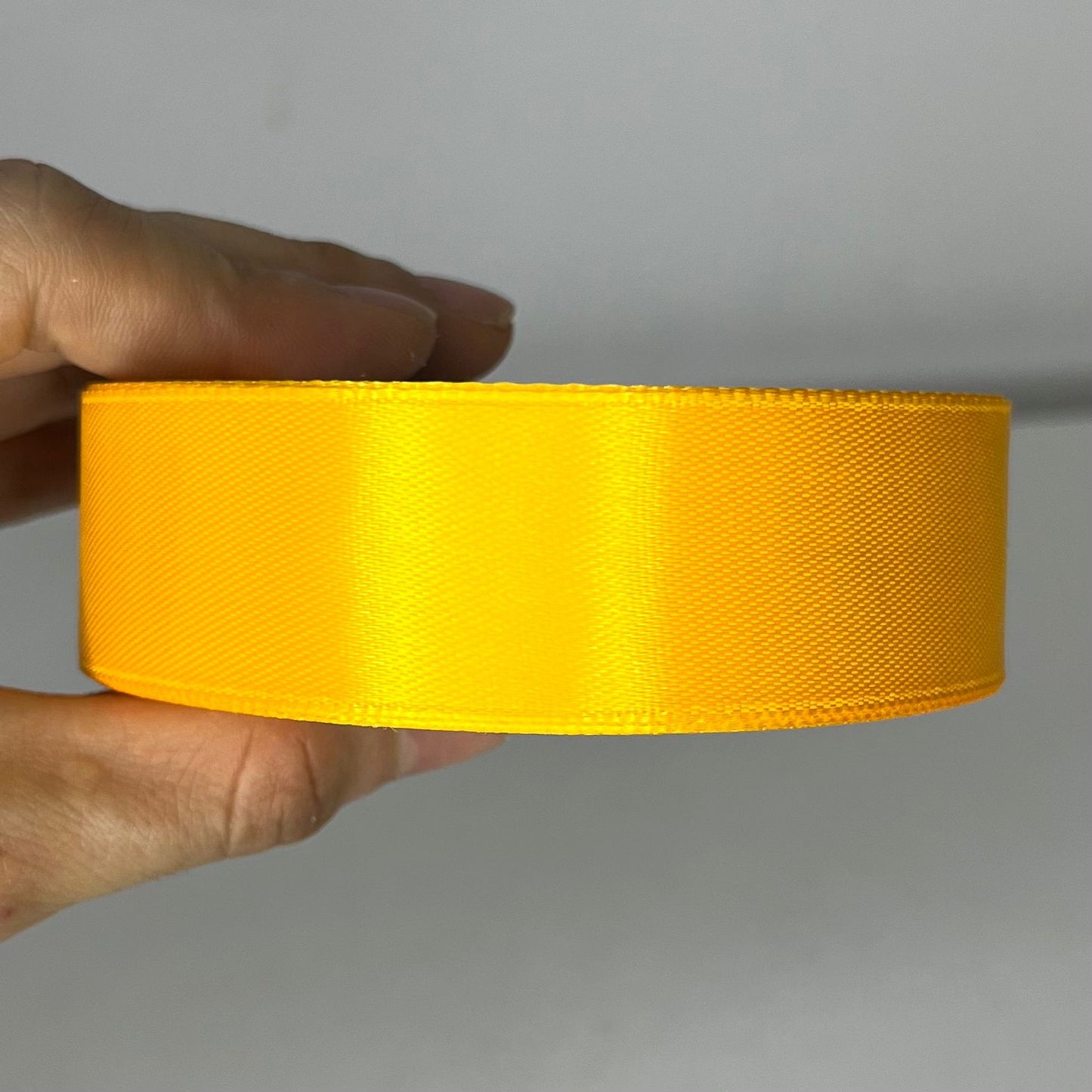 Cinta satín 2.5cm Amarillo #1016