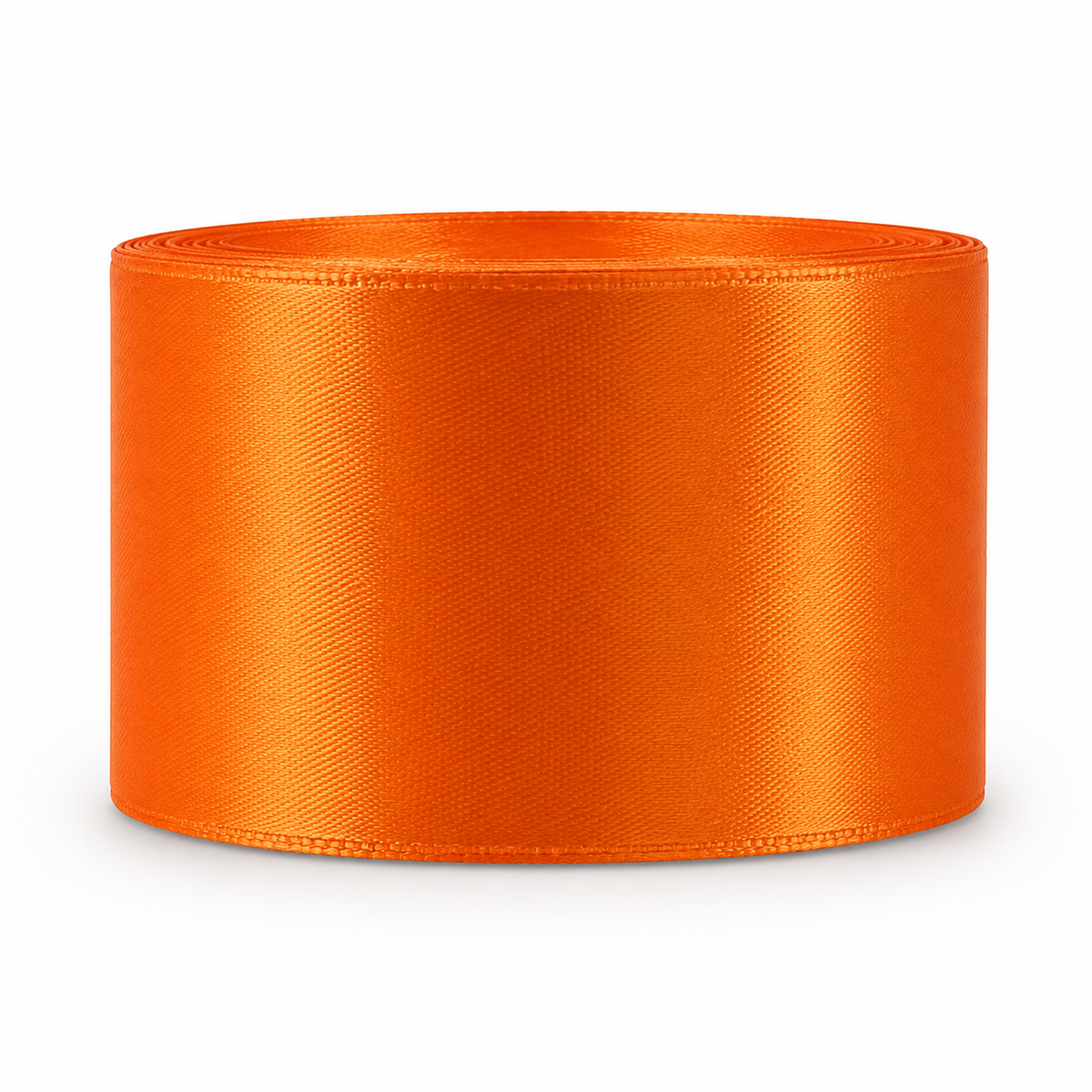 Cinta satín 4 cm x 25 yardas color Naranja referencia 1025 - Natuflor
