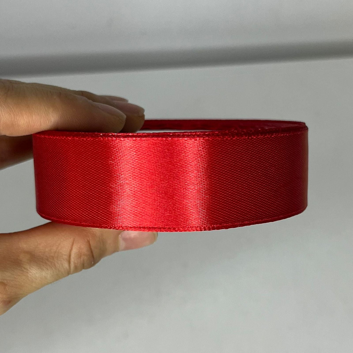 Cinta satín 2.5cm Rojo pasión #1026