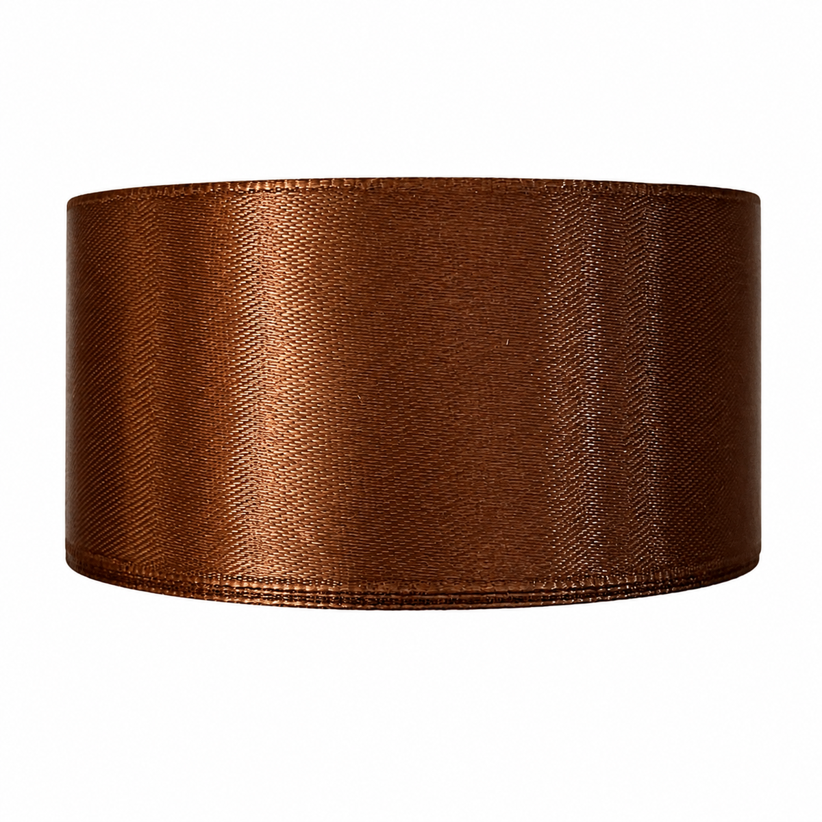 Cinta satín 4 cm x 25 yardas color Café referencia 1031 - Natuflor