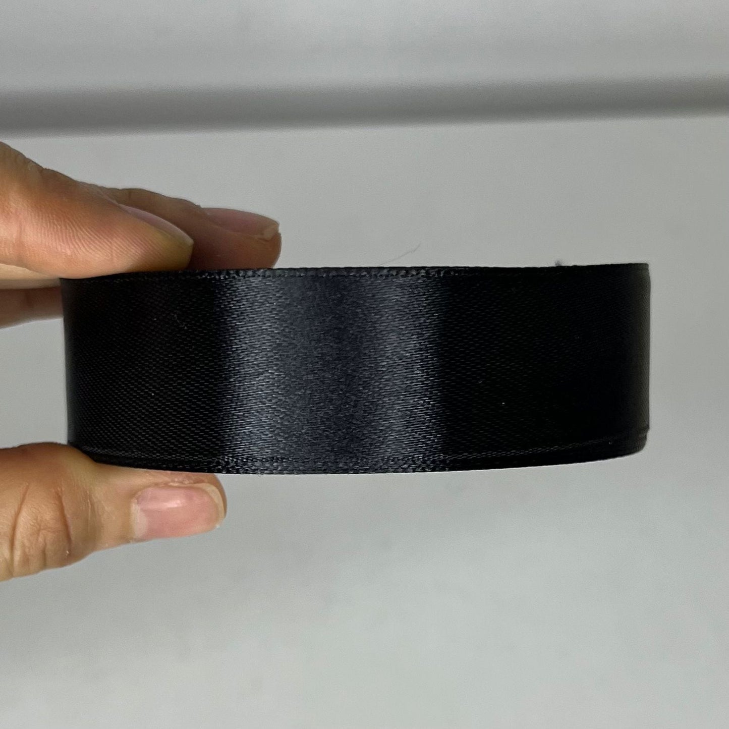 Cinta satín 2.5cm Negro #1039