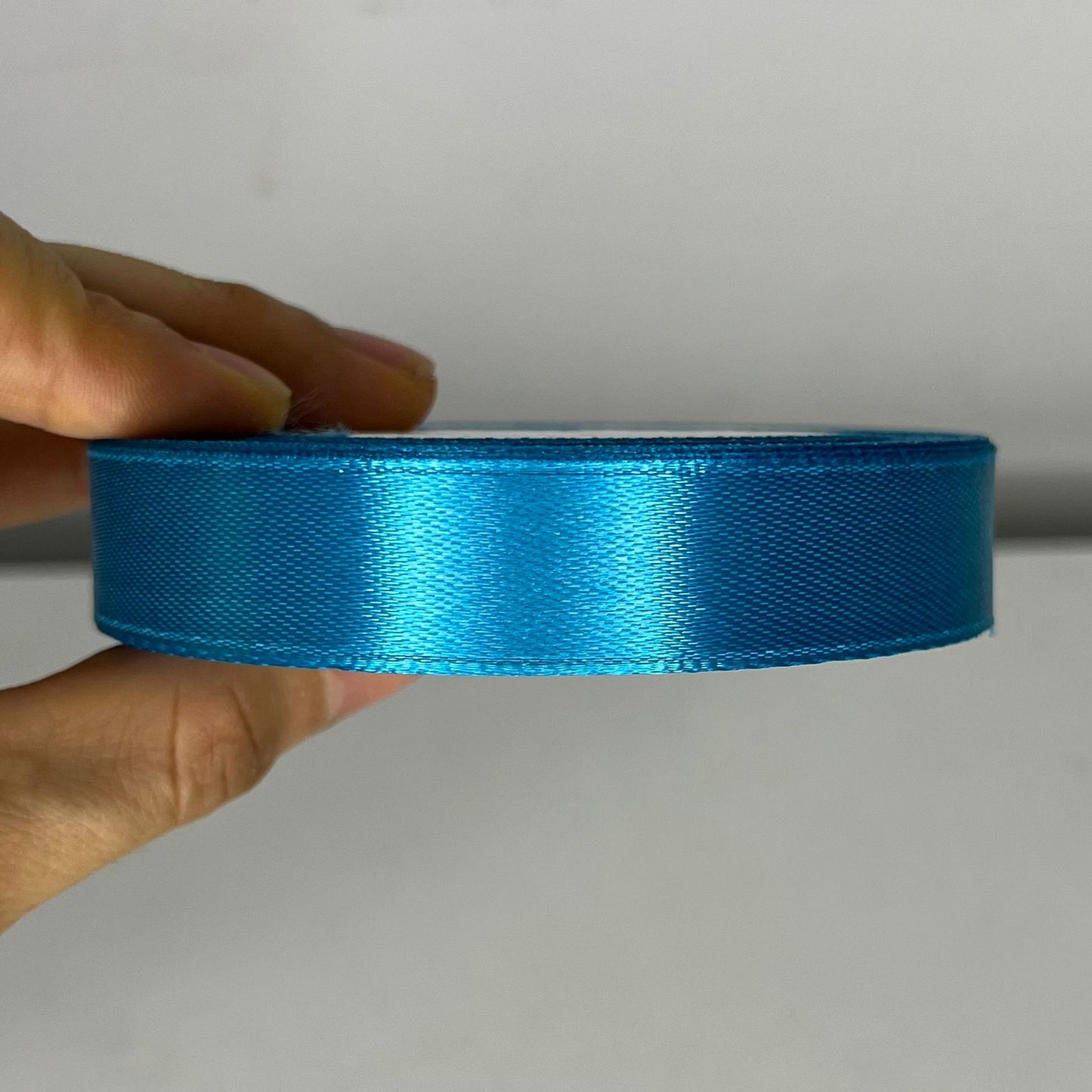 Cinta satín 1.5cm Azul turquesa #1047