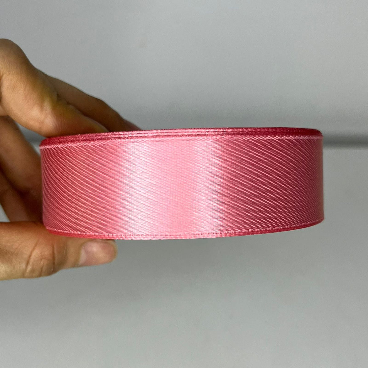 Cinta satín 2.5cm Rosa perla #1073
