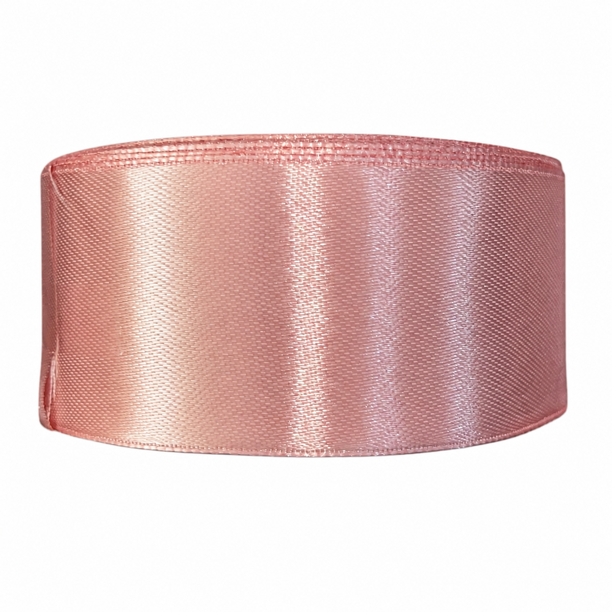Cinta satín 4 cm x 25 yardas color Rosa perla referencia 1084 - Natuflor