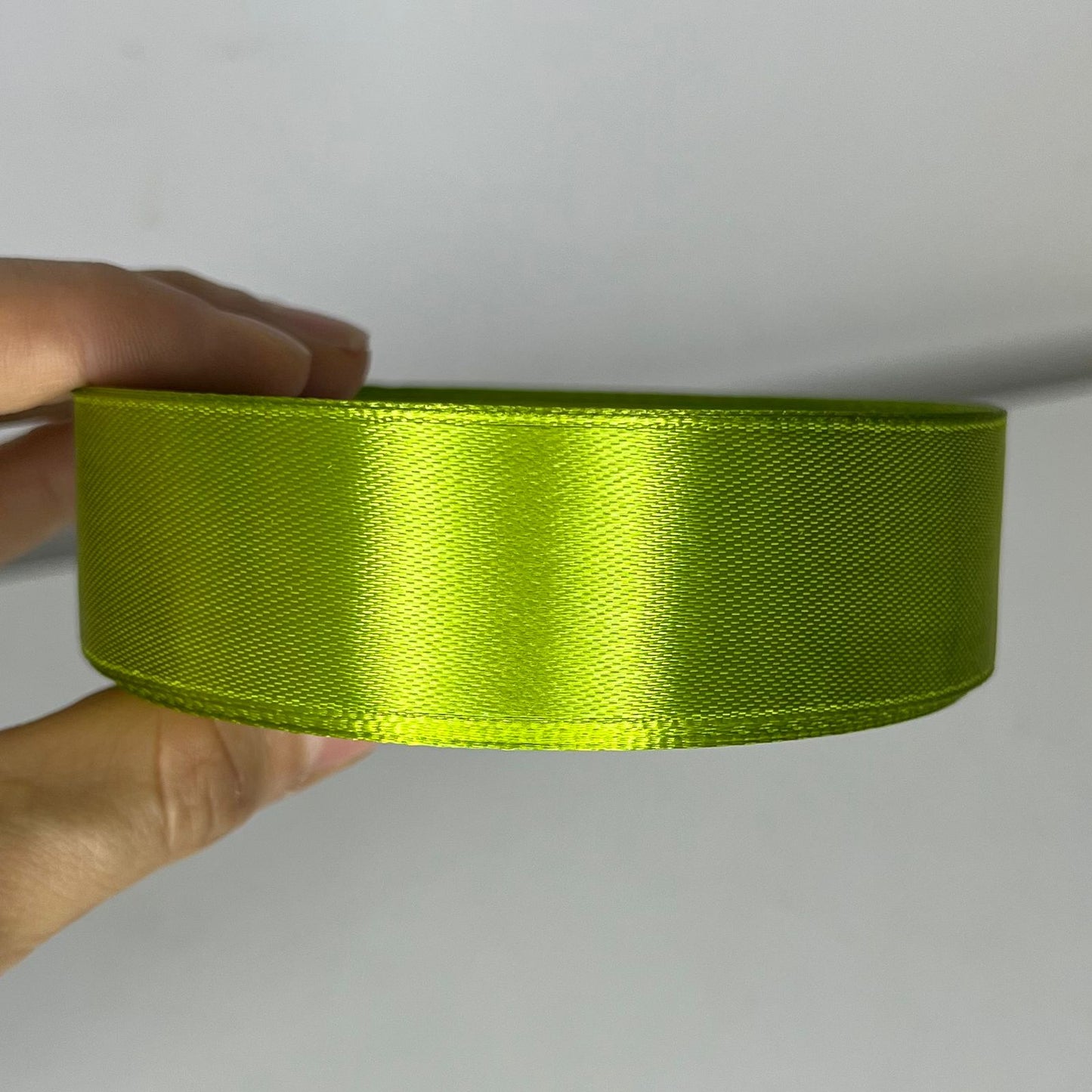 Cinta satín 2.5cm Verde oliva #1095