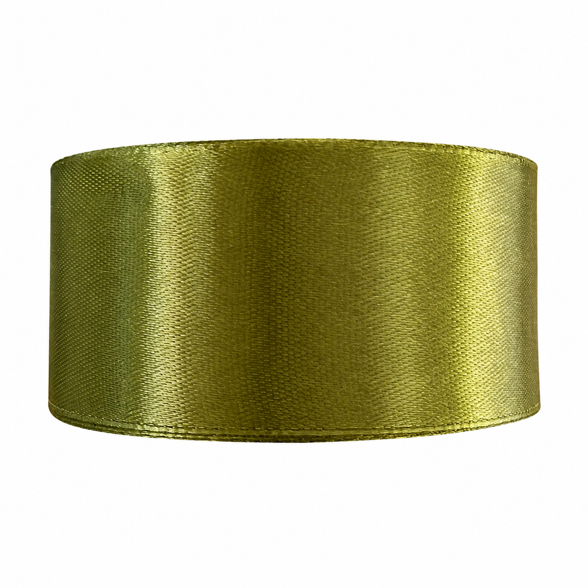 Cinta satín 4 cm x 25 yardas color Verde oliva referencia 1100 - Natuflor
