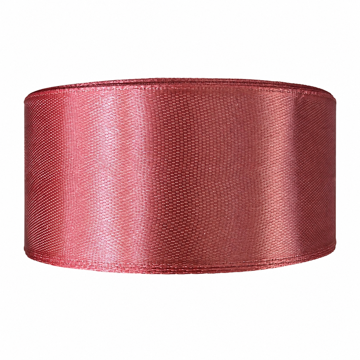 Cinta satín 4 cm x 25 yardas color Rosa palo oscuro referencia 1102 - Natuflor