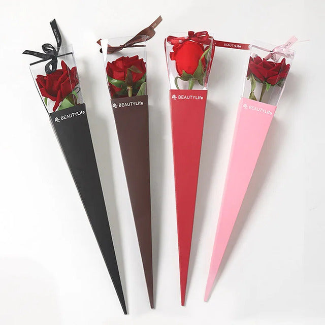 Estuches para rosas - detalle de colores