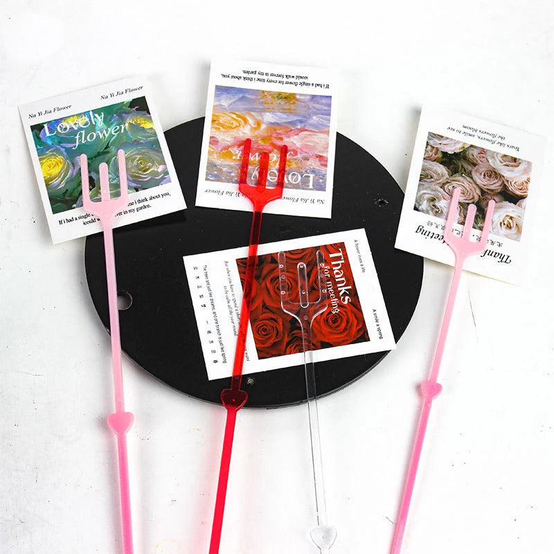 Porta-tarjeta plástico 24 cm - paquete x80