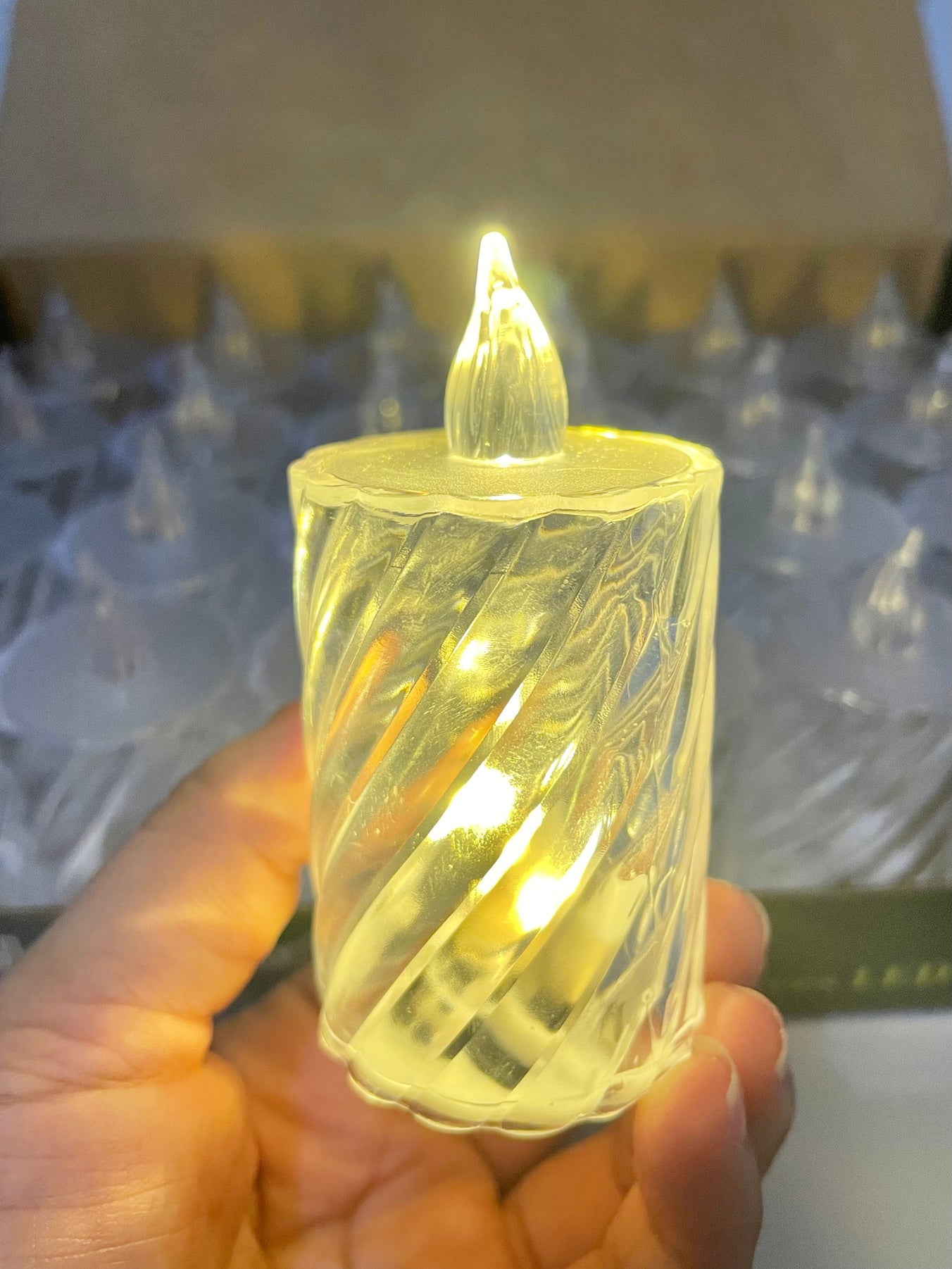 Vela mediana transparente